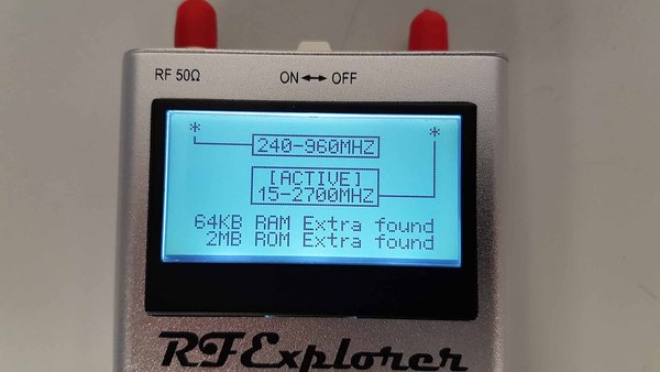 Spectrum Analyzer RF Explorer 3G Combo 15 bis 2.700 MHz. Neu !